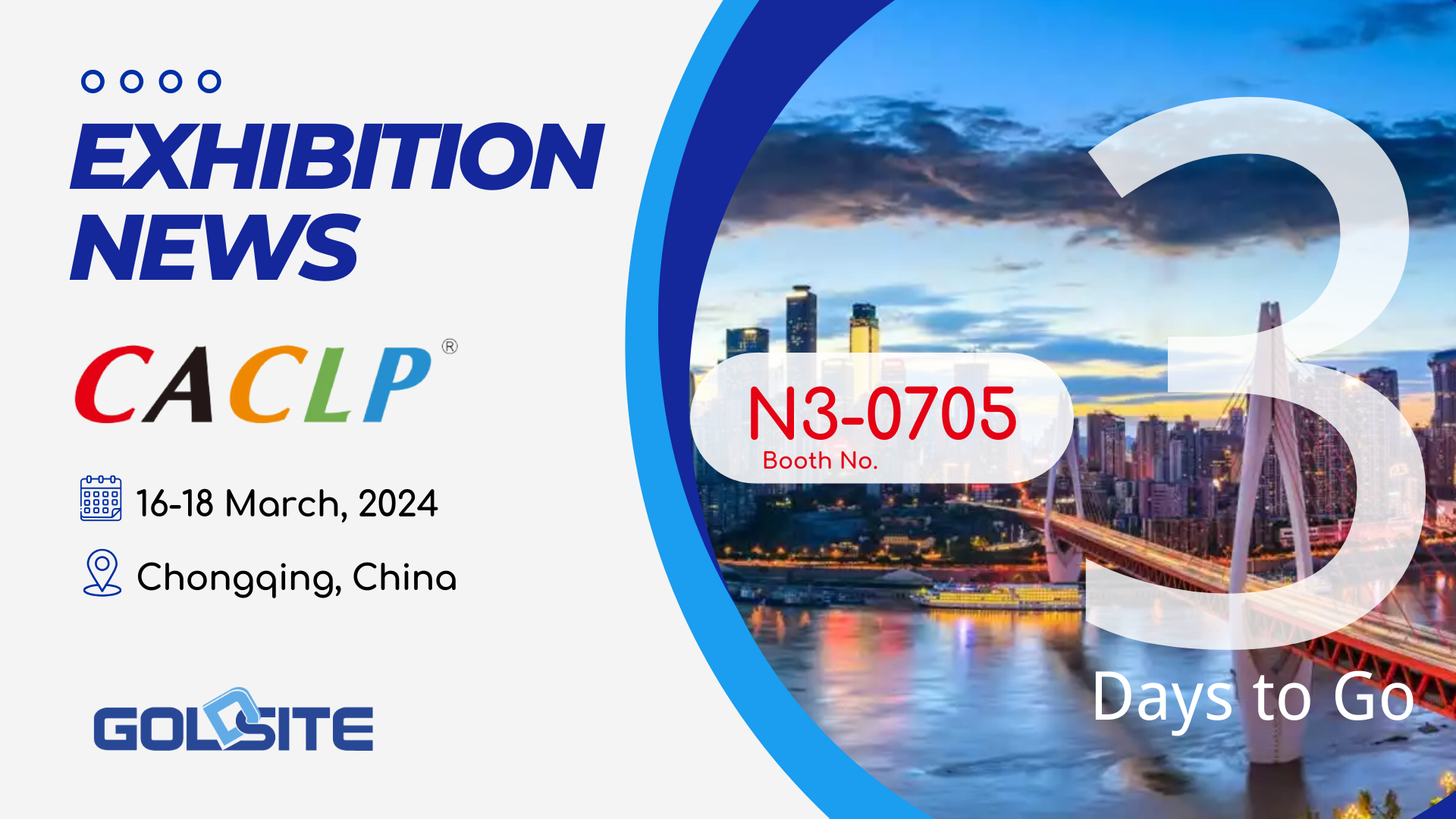 Upcoming Events: Goldsite To Exhibit at CACLP 2024