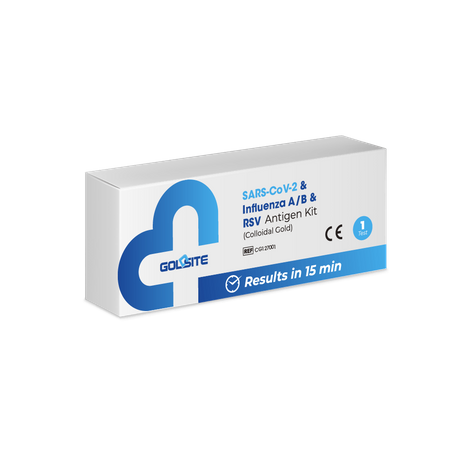 Prueba de antígeno combinado SARS-Cov-2 y gripe A/B & RSV